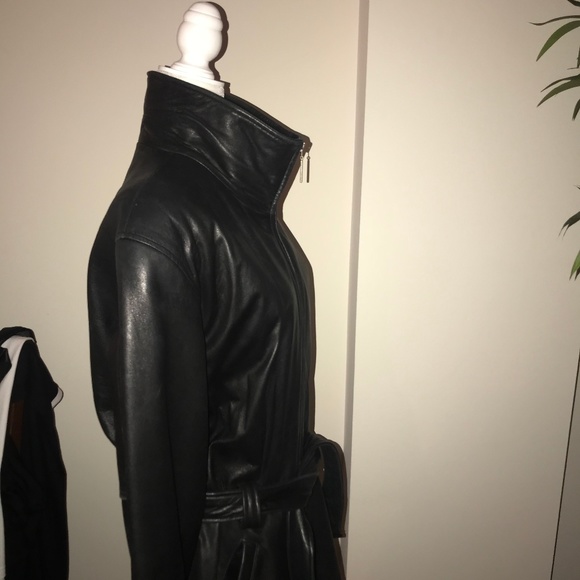 Kenneth Cole Reaction Leather Coat - Picture 5 of 6